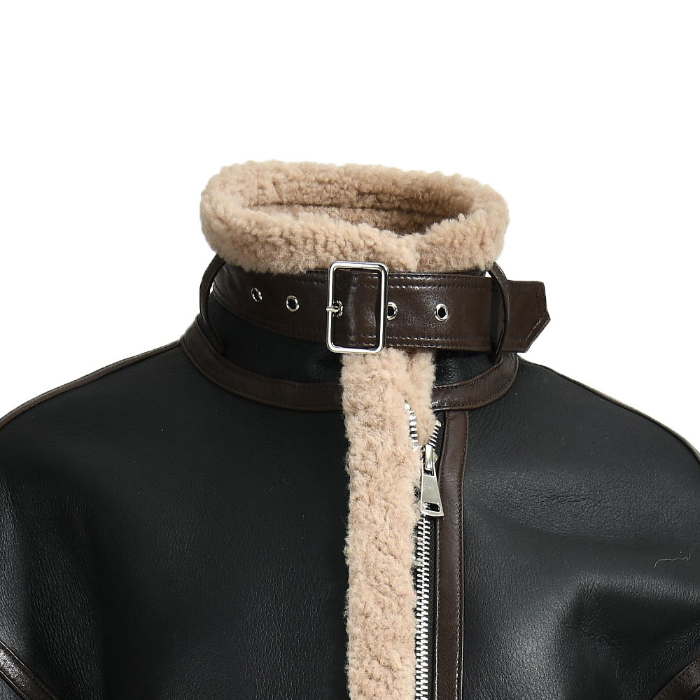 Men leather jacked designed by MVFURS