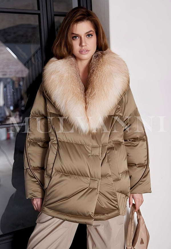 NAOMI Fox Fur Down Jacket