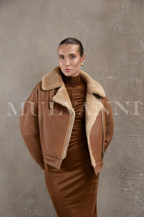 NELA Shearling Bomberjacka