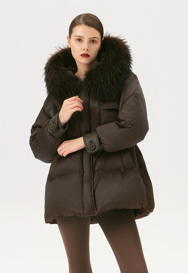 SARA Down Parka with Fur