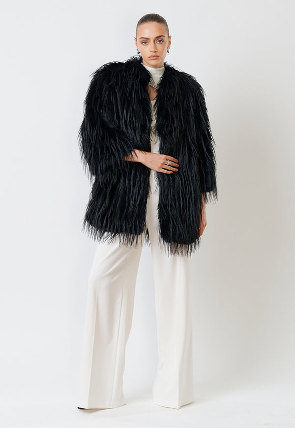 ROCHELLE Faux Fur Coat