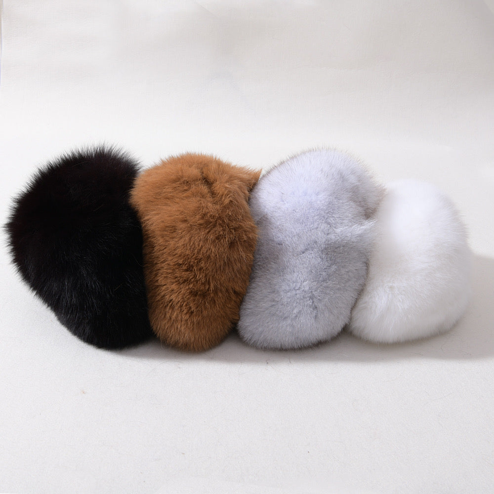 Fox fur hat for woman showcasing high quality