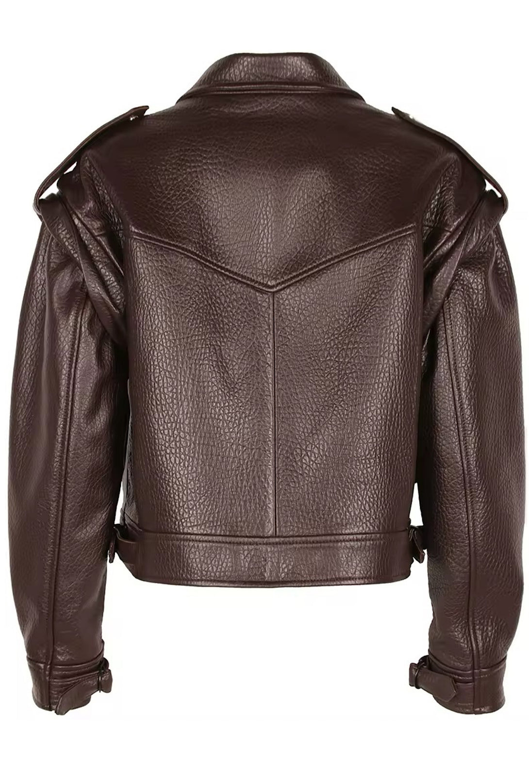 A brown leather jacket combines elegance and comfort, making it a standout piece.